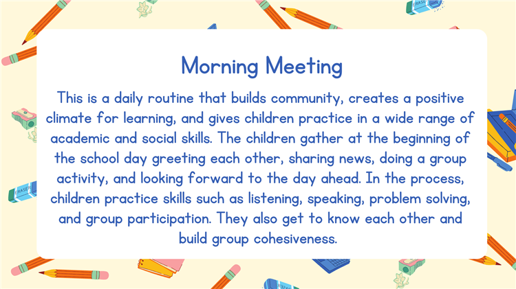 morning meeting